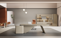 Bureau d'ordinateur moderne de luxe KMJ, mobilier de bureau, bureau d'ordinateur, table de bureau, bureau de direction