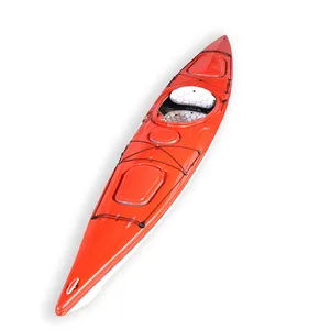 Preço de fábrica único caiaque atacado canoa do mar alto desempenho vários amplamente usado 14 'caiaque termoformado para vendas