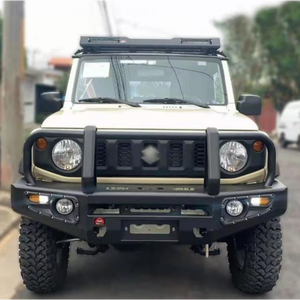 Paraurti Anteriore in Acciaio di Alta Qualità con Fori per Gancio di Traino per Suzuki <span class=keywords><strong>Jimny</strong></span> JB64 JB74, Veicoli Fuoristrada, Parti Auto in Vendita - Product Image 3