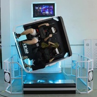 Máquina de Juegos de Realidad Virtual para 2 Jugadores, Simulador de Vuelo y Montaña Rusa de Realidad Virtual 360
