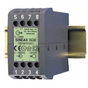เครื่องส่งสัญญาณกระแสไฟฟ้า Camille Bauer Sineax I538 0-20mA 230V AC/DC สำหรับใช้งานในอุตสาหกรรม - Product Image 3