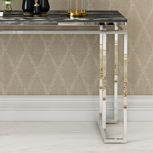 PURUO European Simple Design <strong>Black</strong> Glass Marble Top <strong>Console</strong> <strong>Table</strong> Modern Stainless Steel Frame Home Hotel Furnture Hallway <strong>Table</strong> - Product Image 5