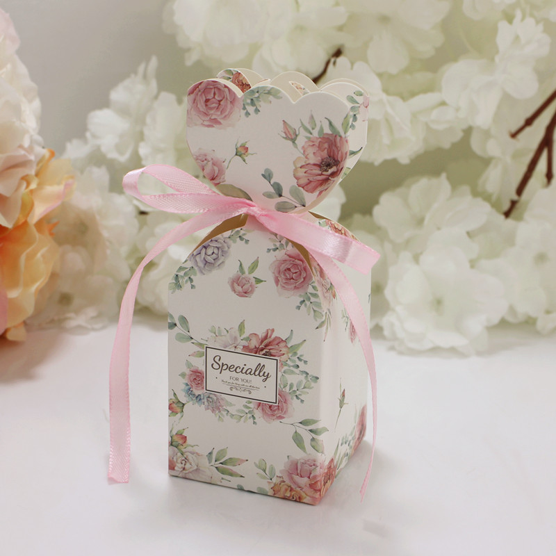 Fleur rose + ruban 0,6