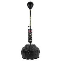 Sac de frappe sur pied réglable en hauteur, lourd, pour entraînement de vitesse et de réflexe, avec base en PVC pour eau et sable, pour la maison, la boxe, le MMA, le kickboxing, cible pour adultes