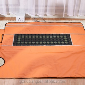 Couverture de sauna infrarouge portable, sauna sec d'intérieur, corps entier, 3 zones, infrarouge lointain, pierres de jade et de tourmaline, couverture enveloppante de sauna - Product Image 4