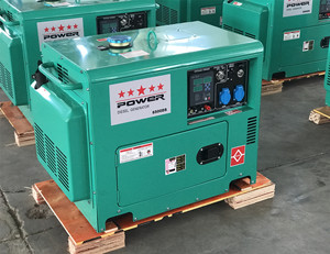 Générateur diesel silencieux 5KVA 6KVA 8KVA 10KVA à prix d'usine avec roues portables et poignée à vendre - Product Image 4