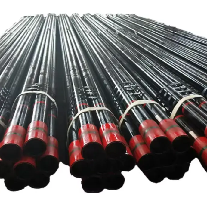 Tubage de forage ou tuyau de ligne en acier au carbone pour le pétrole Origine chinoise Tianjin Taille personnalisée Prix compétitif ASTM Api