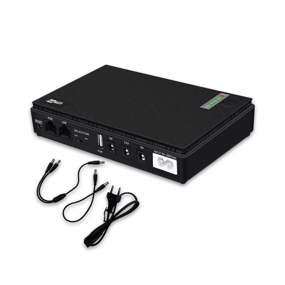 mini ups mini dc poe ups Inbuilt 10400 mAh Long back up time mini ups for wifi router