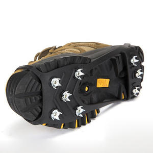 Vente flash - Crampons antidérapants en TPE à pointes pour la glace, durables, pour chaussures et bottes, avec 8 crampons en acier - Product Image 5