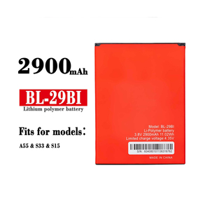 Vente en gros d'usine pour batterie de téléphone portable ITEL A55 <span class=keywords><strong>S33</strong></span> S15 BL-29BI 2900mAh OEM Li-ion - Product Image 2