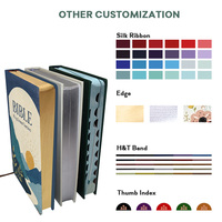 Service d'impression de Bibles d'étude en cuir PU couleur personnalisée de qualité supérieure pour fabricants, Fournisseur en gros de Bibles chrétiennes