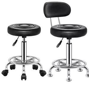 <span class=keywords><strong>2025</strong></span> Venda Quente Moderna PU Tampa Giratória Bar Banquetas Design Contemporâneo Cozinha Escritório Uso Extensível Perna De Metal Cadeiras De Escritório Quente - Product Image 4