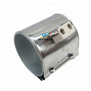 แหวนอัดรีดพลาสติกไฟฟ้า120V 240V ฮีตเตอร์วงแหวนไมกาพร้อมเทอร์โมคัปเปิลชนิด K - Product Image 2