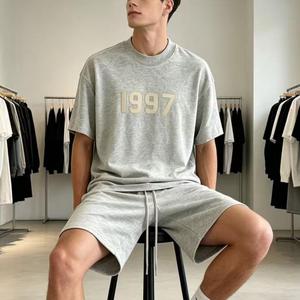 Fear 1997 Felpa con Cappuccio Personalizzata OEM per Ordini all'Ingrosso, Autunnale, 100% Cotone, Stampa, Vestibilità Ampia, Streetwear Hip-Hop, Alta Qualità, da Uomo - Product Image 3
