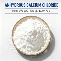 Chlorure de Calcium Anhydre de Qualité Alimentaire Industrielle 94% CaCl2 CAS 10043-52-4 Dessiccant et Dégivreur