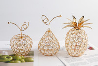 Fruits en cristal de luxe nordique de haute qualité artisanat accessoires de décoration pour la décoration de la maison