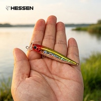 Nouvel Arrivage Hessen 8g 12g 16g 20g Leurres d'Appât Artificiels Rigides Popper Flottants Wobblers Leurres de Pêche Zander Swim Baits Crank Lure