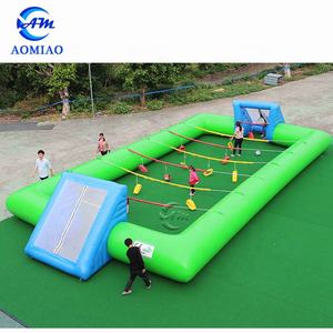 Commerciële Interactieve Menselijk Voetbalveld Opblaasbare Tafelvoetbal Sport Spel Voor Kinderen En Volwassenen - Product Image 2