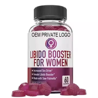 Gommes booster de libido aux herbes naturelles et à l'équilibre hormonal de marque privée