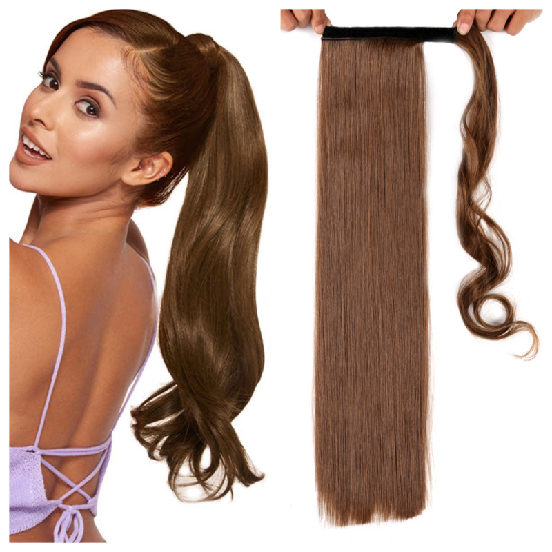 Ponytail Hair Kids Ponytail With Rubber