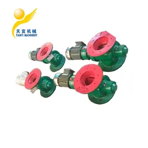 Cast Iron Rotary Valve Rotating Feeder Electric Gate Valve For Bulk Material Conveying