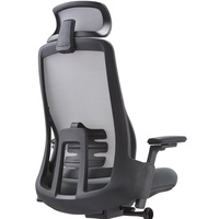 Chaise de bureau ergonomique moderne en maille JOHOOFURNITURE avec dossier haut et appui-tête, coussin épais confortable pour le bureau à domicile