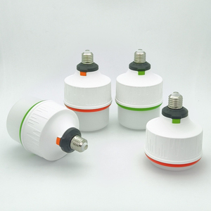หลอดไฟ LED แบบ SMD ขั้ว E27 ใช้พลังงานแสงอาทิตย์ แผงโมโนซิลิคอน ตัวหลอดพลาสติก แสงขาว 5000K ควบคุมการหรี่แสงแบบสัมผัส เหมาะสำหรับใช้ในสวน CRI 90 50000 - Product Image 2