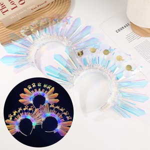 Joylit vente chaude nouveauté créativité <span class=keywords><strong>PVC</strong></span> LED clignotant éclairage <span class=keywords><strong>bandeau</strong></span> pour Diwali noël intérieur extérieur fête Concert - Product Image 2