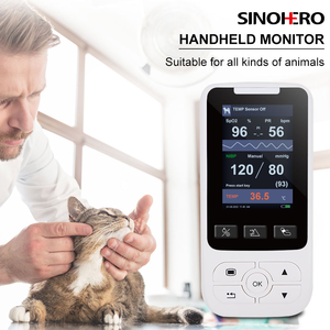 Monitor de Signos Vitales Portátil Veterinario SPO2, NIBP, TEMP - Oxímetro de Pulso Especializado para Perros, Gatos, Caballos y Uso Veterinario - Product Image 2