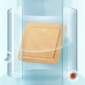 Mejor venta transpirable impermeable Ultra suave borde médico adhesivo espuma de silicona IV apósito fácil quitar cicatrices cuidado de la salud - Product Image 4