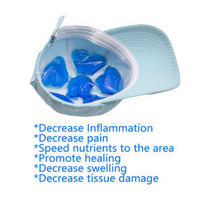 शांत बुखार के लिए कूल राइडिंग हेलमेट आइस पैक हेड आइस पैक सिर दर्द को ठंडा रखें - Product Image 2