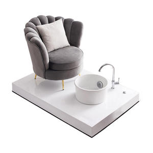 Muebles de lujo para salón de uñas, silla de masaje rosa para spa de pedicura, sillas de spa para pedicura para salón de uñas - Product Image 2