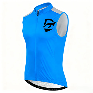 Chaleco de Ciclismo Multicolor Personalizable sin Mangas, Cortavientos de Secado Rápido, Chaleco de Ciclismo de Carretera para Competición, Repelente al Agua - Product Image 1