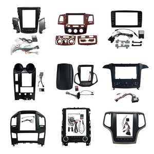 شاشة لمس محمولة لنظام الملاحة GPS للسيارة مع راديو وشاشة IPS ودعم أندرويد أوتو وكاربلاي وإطار عالمي قابل للاستبدال - Product Image 1