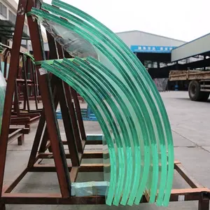 Factory customized hot selling safe bent glass 3mm-19mm toughened curved panels suppliers