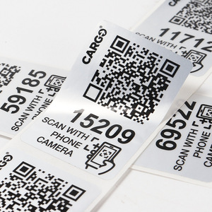 Costom baskı elektrik değişken Serialize sıralı QR seri numarası kodu değiştirilebilir barkod kendini yapışkanlı etiket stickerı - Product Image 2