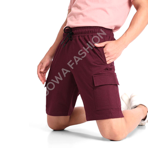 Pantalones Cortos de Punto para Hombre, 100% Algodón, Cintura Media, Estampado Floral Personalizado, OEM, Casuales, con Logotipo Frontal, Precio Razonable, Venta al Por Mayor - Product Image 2