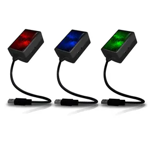 ראש השנה הסינית 2024 מוצרים usb led מנורות אביזרי אור גג סיב אופטי 20w rgbw ראש כפול מקרן שמיים כוכבים רכב