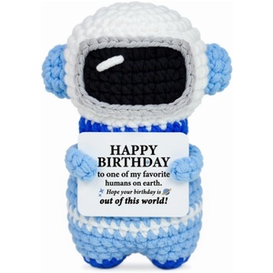 Astronauta de Ganchillo Hecho a Mano, Regalo Positivo para Aniversario, Día de la Madre, Cumpleaños, para Mujeres, Hombres, Mamá, Papá, Adolescentes, Hija, Hijo - Product Image 5