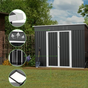 Công cụ đổ vườn nhà với pent Roof kim loại vườn nhà với cửa kim loại đổ với nền tảng gửi thư đặt hàng gói - Product Image 3