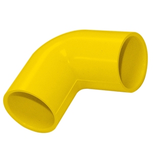 Raccords coudés en PVC jaune ignifuges pour l'installation de câbles électriques, conformes à la norme BS EN 50086 2 1 16 50mm - Product Image 6
