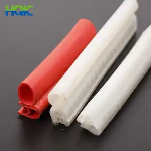 Silicone U-shaped dust rubber cord water barrier strip door and window sealing silicone sealing strip