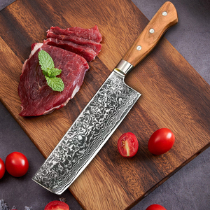 Chất Lượng Cao Nhật Bản Phong Cách 8 Inch Thép Không Gỉ Dao Nhà Bếp Đầu Bếp Bộ Dao Đầu Bếp Với Tay Cầm Bằng Gỗ - Product Image 3