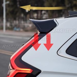 2023 to up for Honda CRV Rear Spoiler Trunk <b>Wing</b> Lip by High Quality ABS Gloss <b>Black</b> Carbon Fiber Look Body Kit Accessories - Product Image 2