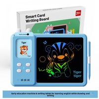 Tablette d'écriture en plastique pour l'apprentissage précoce et jouet parlant, kit éducatif de démarrage pour enfants de 3 ans et plus, avec insertion de cartes