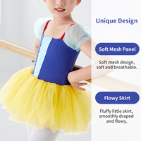Robe de danse princesse en coton à manches courtes pour filles, tenue de danse chinoise, de ballet et de gymnastique, personnalisable, vente en gros, douce et respirante