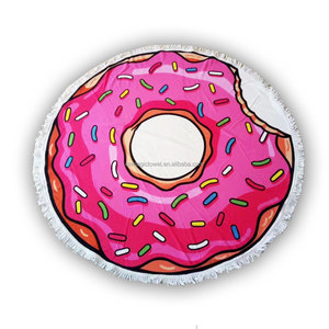 Mô Hình Tùy Chỉnh Thăng Hoa In Sợi Nhỏ 100% <span class=keywords><strong>Polyester</strong></span> Khô Nhanh Terry Vòng Tua Bãi Biển Khăn - Product Image 1