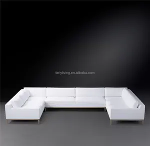 Pièces de canapé sectionnelles individuelles FERLYLIVING Living Eoom Lounge Canapé sectionnel en velours Canapé de luxe en forme de L