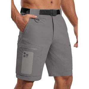 Pantalones Cortos de Senderismo para Hombre FOXA, Ligeros, de Secado Rápido, de Nailon, con Cinturón, Pantalones Cortos Tácticos de Trabajo - Product Image 1