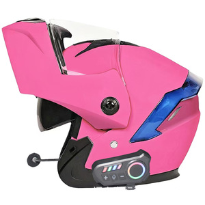 <span class=keywords><strong>Casque</strong></span> de moto modulaire à double visière certifié 3C pour adulte avec interphone intégré pour la sécurité des trajets en trottinette électrique - Product Image 4